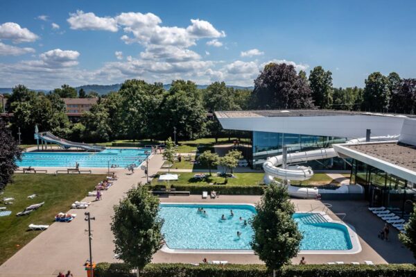 Freizeitbad Stegermatt Offenburg Außenansicht