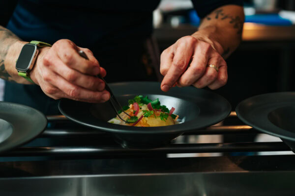 Hotel Liberty | Restaurant "Wasser & Brot": Ceviche vom Rhein-Zander